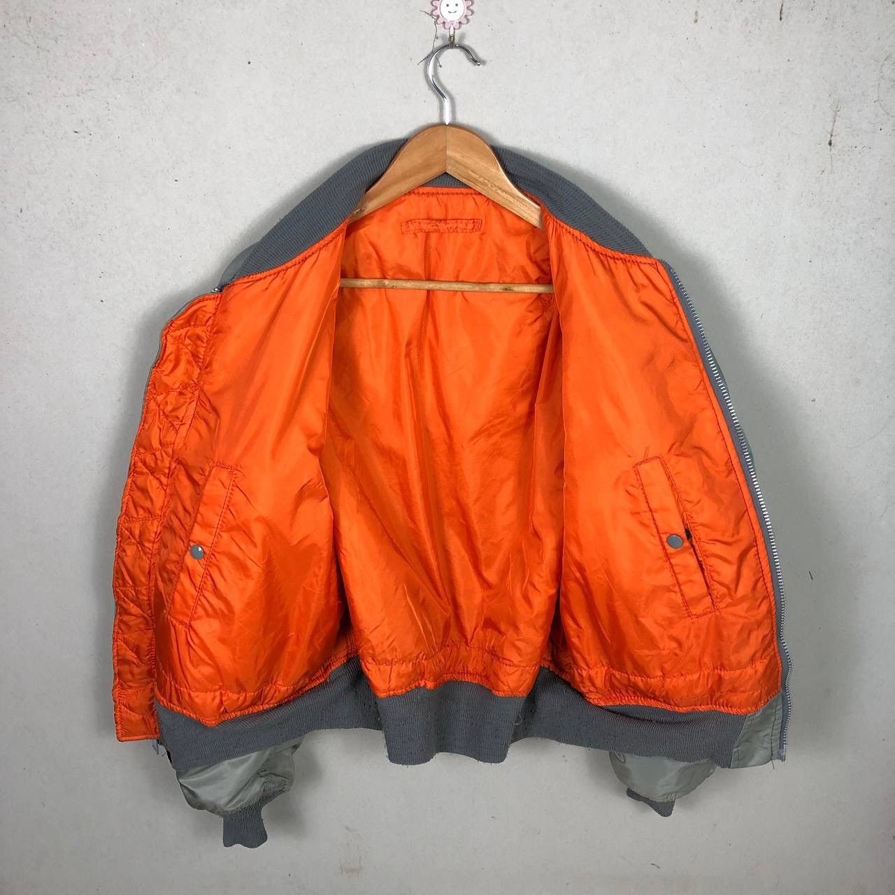 Alpha Industries Vintage Alpha Industries MA-1 Flight Jacket Bomber Jacket Size US L / EU 52-54 / 3 - 4 Thumbnail