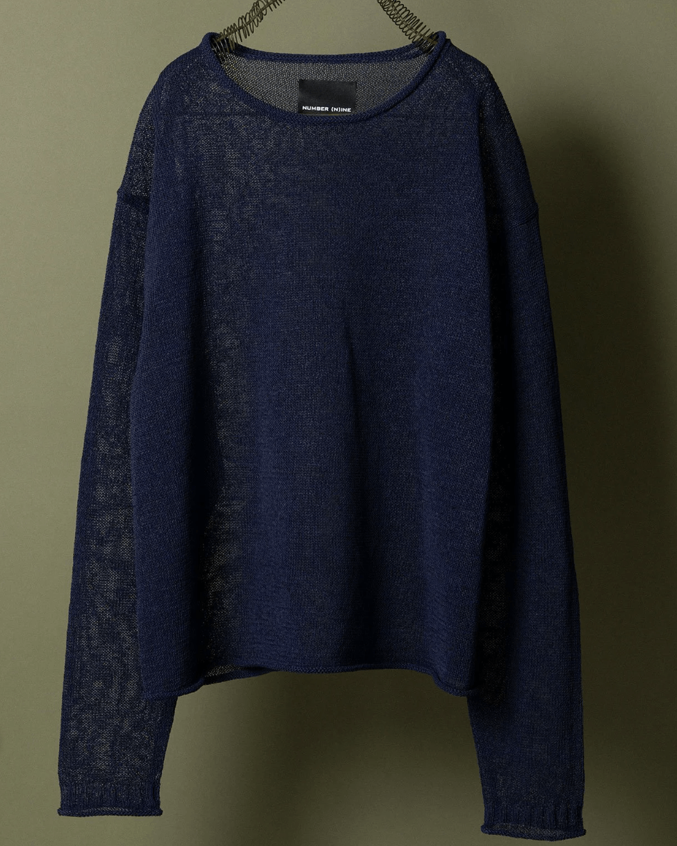 Number (N)ine Number nine PAPER YARN KNIT Sweater Size US L / EU 52-54 / 3 - 1 Thumbnail