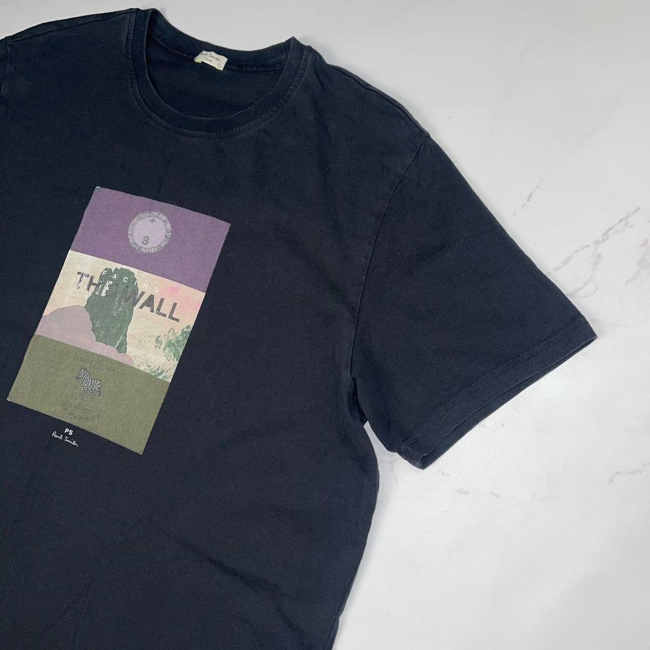 Paul Smith Paul Smith Zebra Print Organic Cotton T-Shirt Tee Black Size US L / EU 52-54 / 3 - 6 Thumbnail