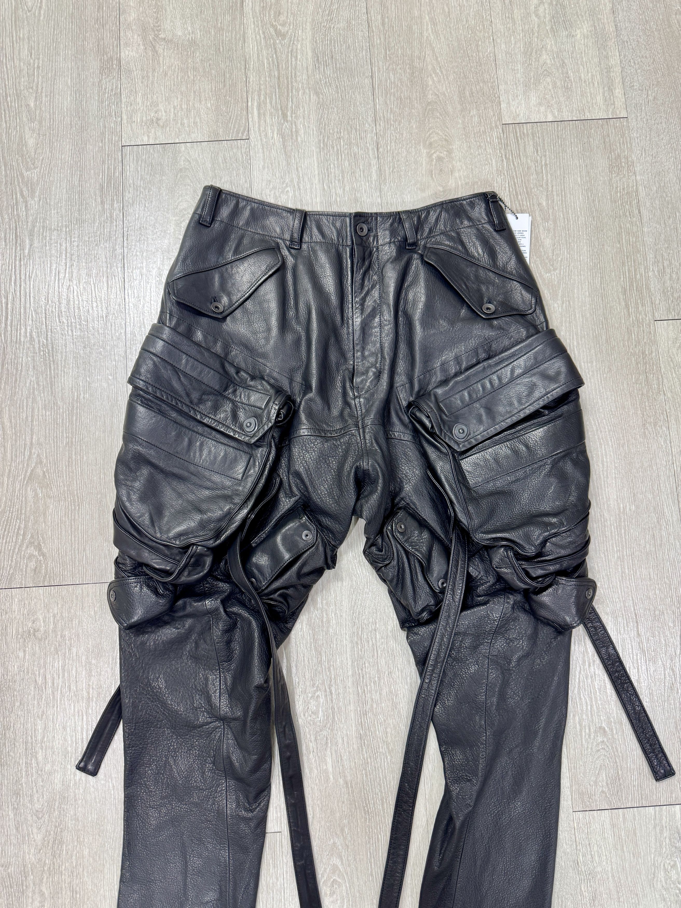 Julius Julius Gasmask Leather pants 3size Size US 32 / EU 48 - 9 Thumbnail