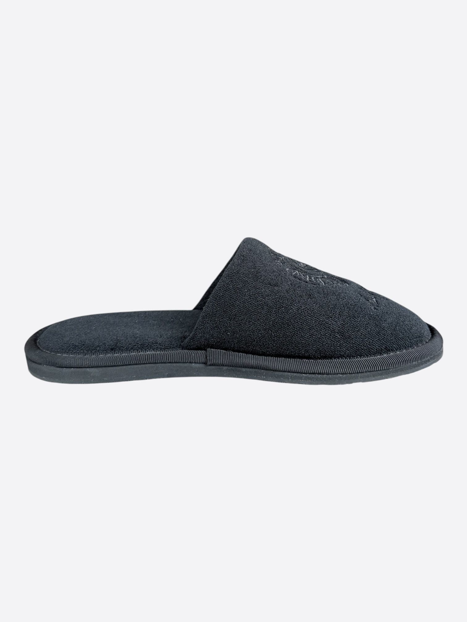 Chrome Hearts New York Exclusive Black Horseshoe Logo Slippers Size US 5 / EU 37 - 5 Thumbnail