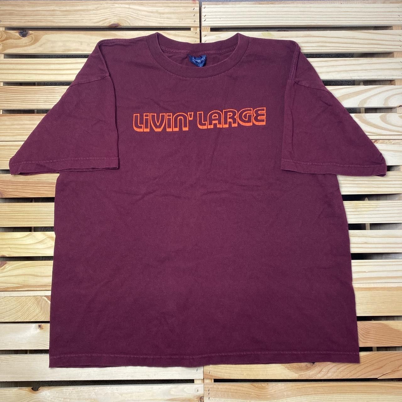 Aeropostale Vintage Aeropostale Burgundy Tee Size XL Size US XL / EU 56 / 4 - 1 Thumbnail