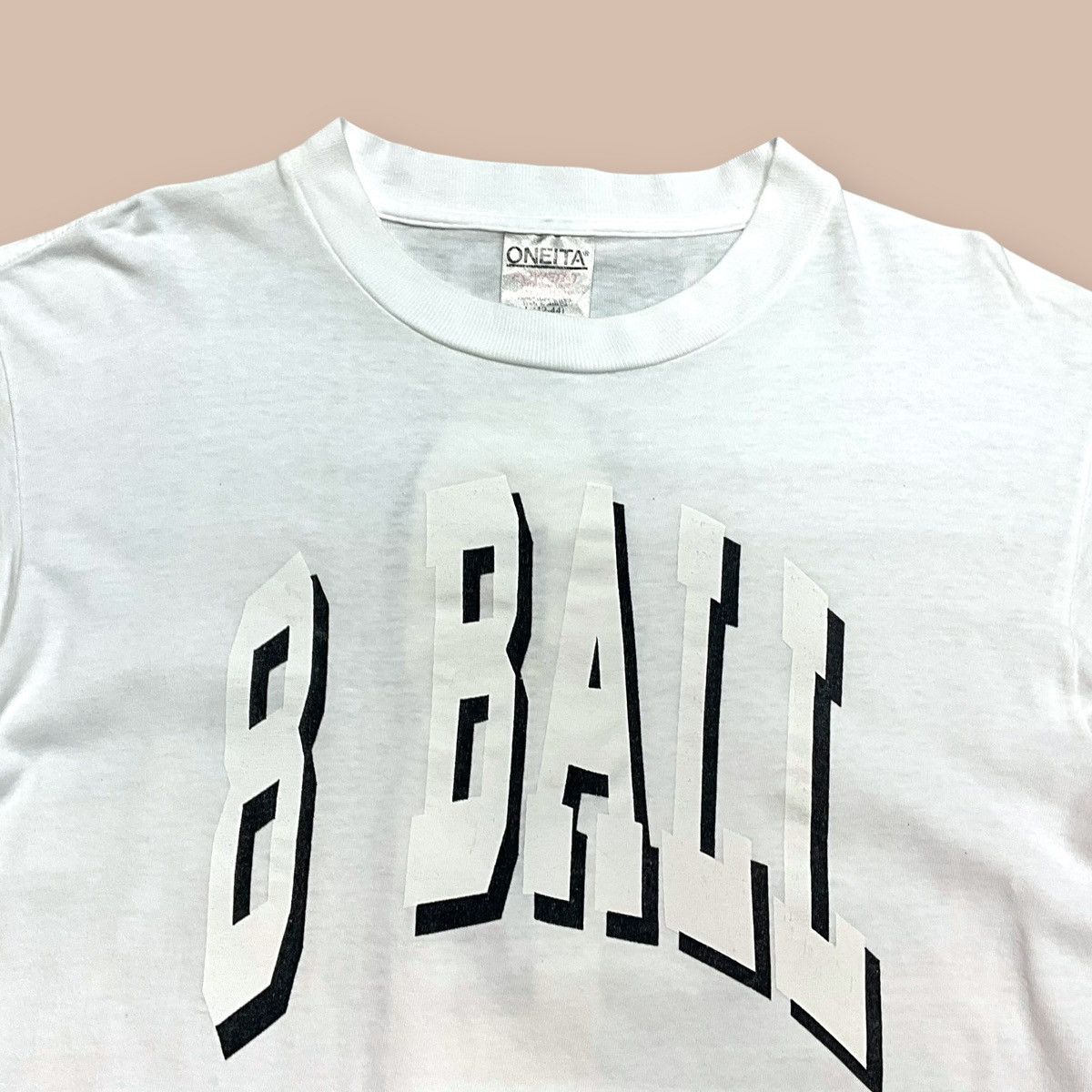 Vintage Vintage 90s 8 Ball Tee Size US L / EU 52-54 / 3 - 4 Thumbnail