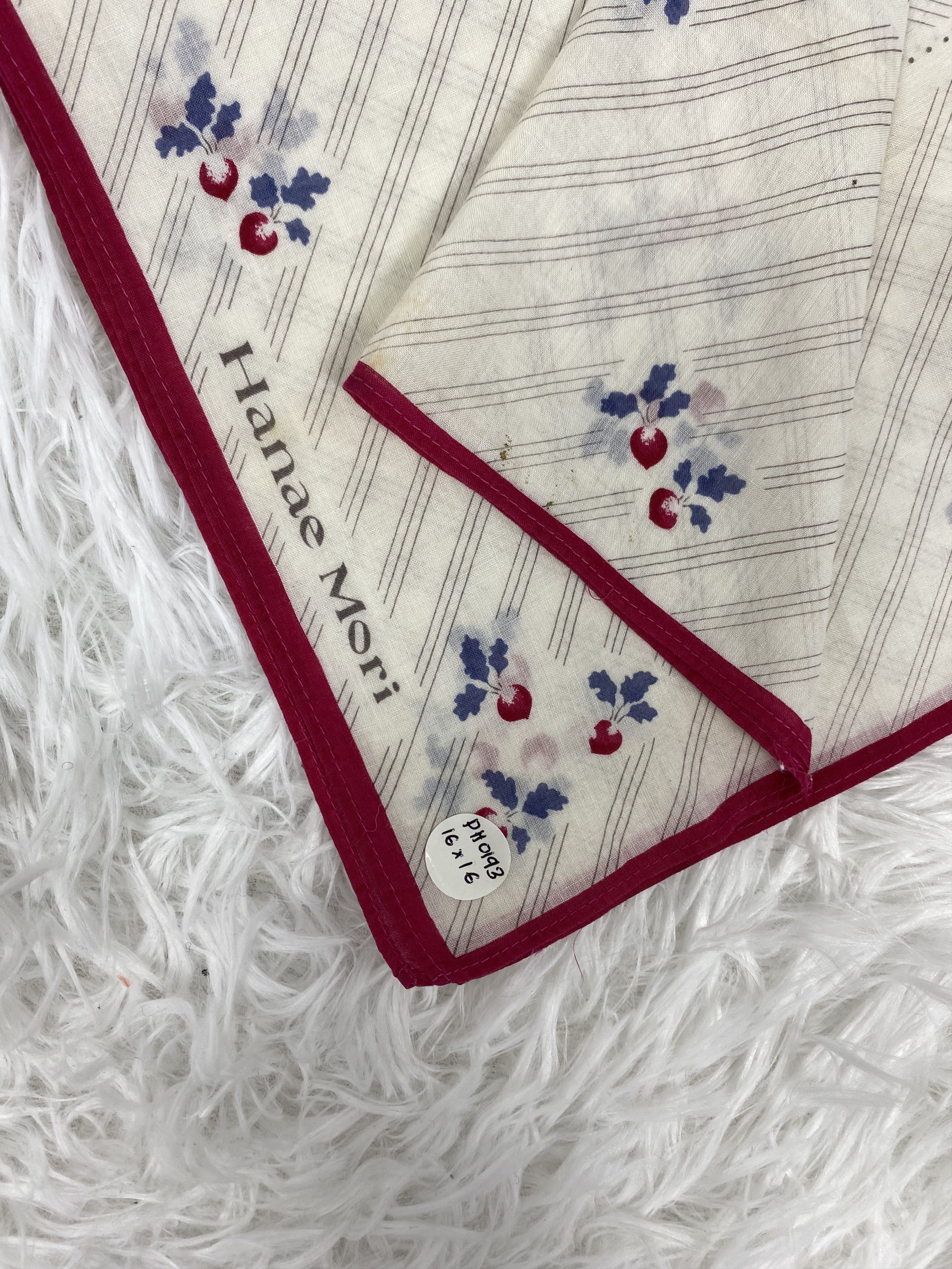 Hanae Mori × Vintage Vintage Hanae Mori Handkerchief Neckerchief PH0193 Size ONE SIZE - 2 Thumbnail
