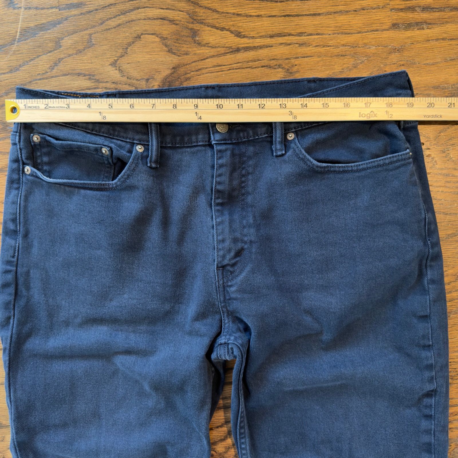 Levi's Levi's 514 White Tab Navy Bull Denim Pants 38x30 Rigid Heavy Size US 38 / EU 54 - 4 Thumbnail