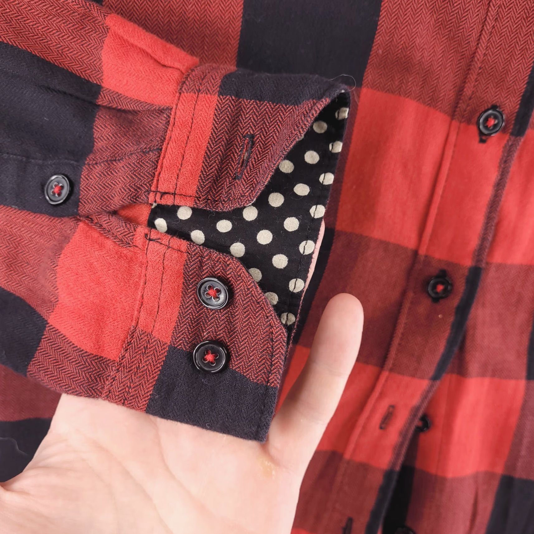 Orvis Orvis Shirt Womens Medium Flannel Plaid Red Lightweight Button-Up Relaxed Size M / US 6-8 / IT 42-44 - 3 Thumbnail