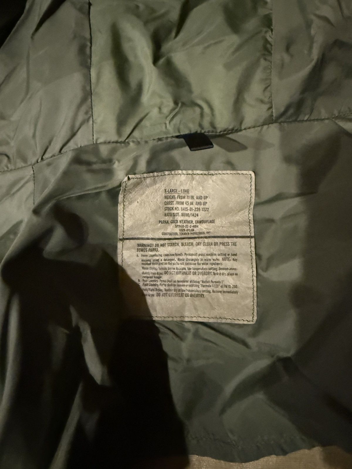 Other USGI Cold Wet Weather Woodland Camo ECWCS Parka XL Long Size US XL / EU 56 / 4 - 7 Thumbnail