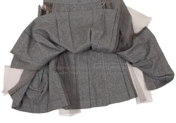 Comme des Garcons Comme Des Garcons size M Gray Vintage Pleated Tulle Half S Size 22" - 7 Thumbnail