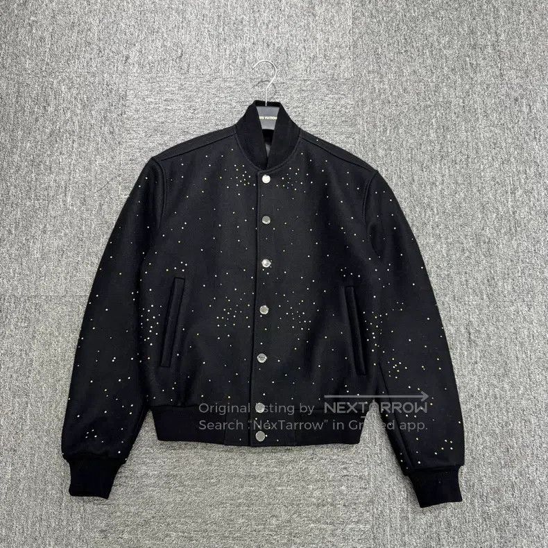 Versace Wool baseball uniform jacket