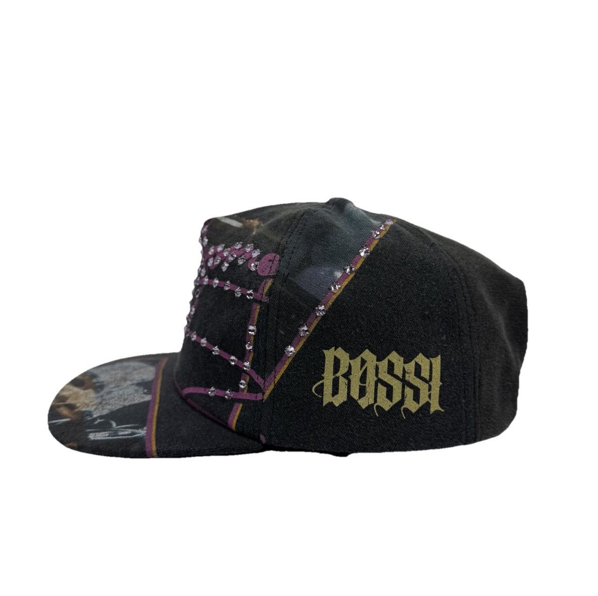 Bossi Sportswear BOSSI HARLEY DAVIDSON 1/1 RHINESTONE VINTAGE CAP Size ONE SIZE - 3 Thumbnail