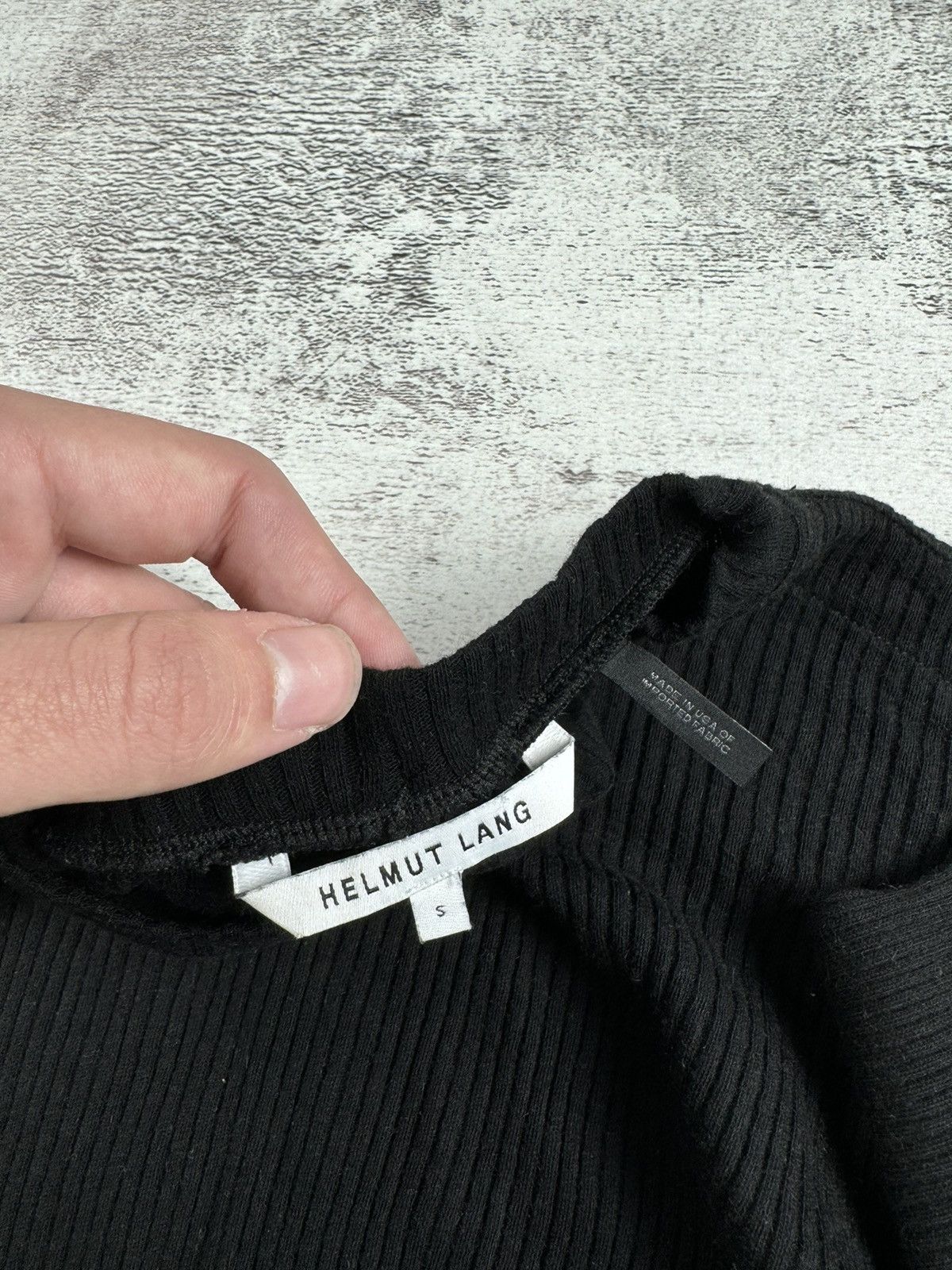Helmut Lang Helmut Lang Designer Stretch Knited Dress Longsleeve Top Size S / US 4 / IT 40 - 7 Thumbnail