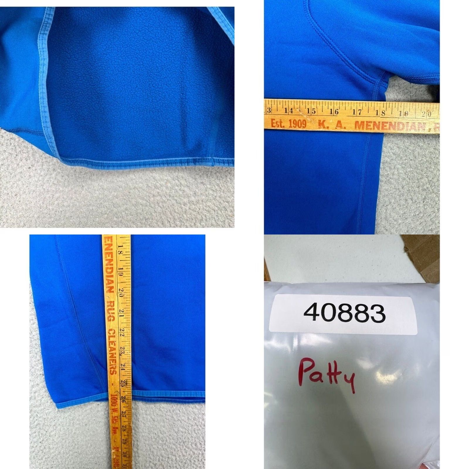 Patagonia Patagonia Shirt Mens Small Blue Fleece Quarter Zip Pullover Long Sleeve Stretch Size US S / EU 44-46 / 1 - 8 Thumbnail