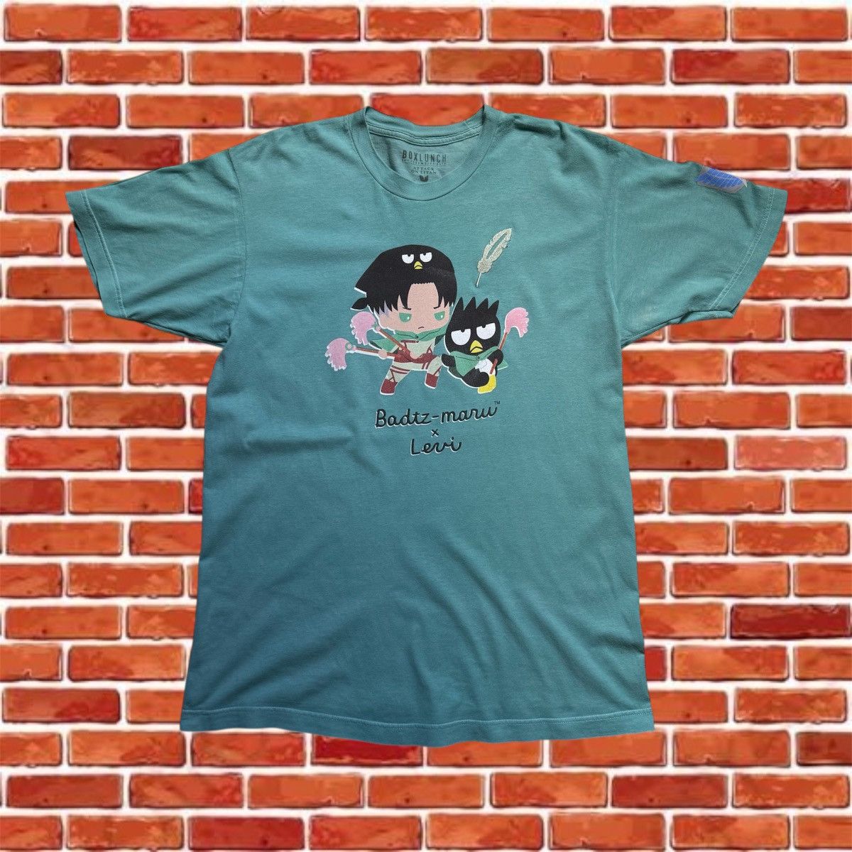 Anime Attack On Titan Badtz-Maru x Levi Rare Tee Size US L / EU 52-54 / 3 - 1 Thumbnail