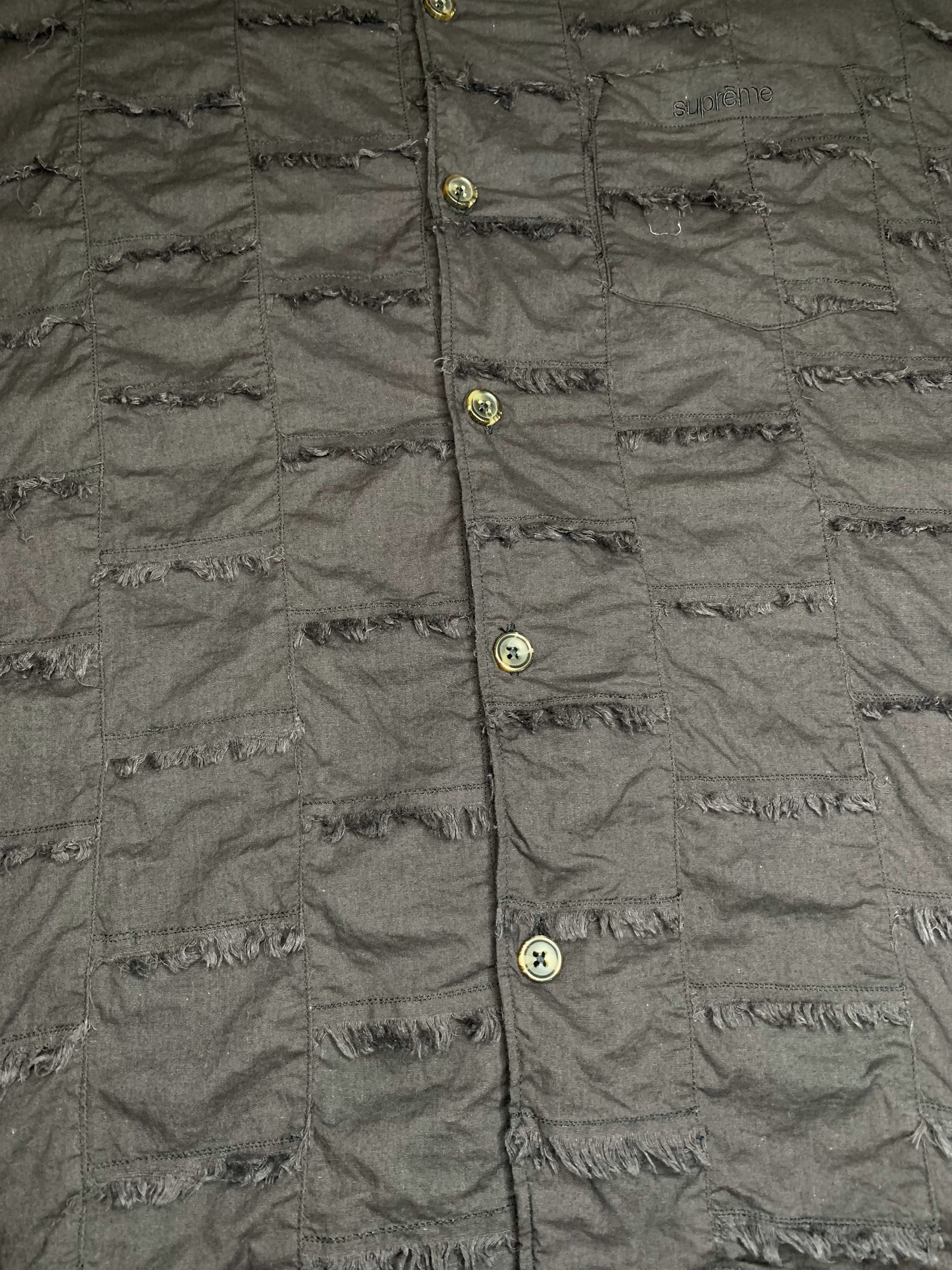 Supreme Supreme S/S23 patchwork Shirt Black L Size US L / EU 52-54 / 3 - 8 Thumbnail