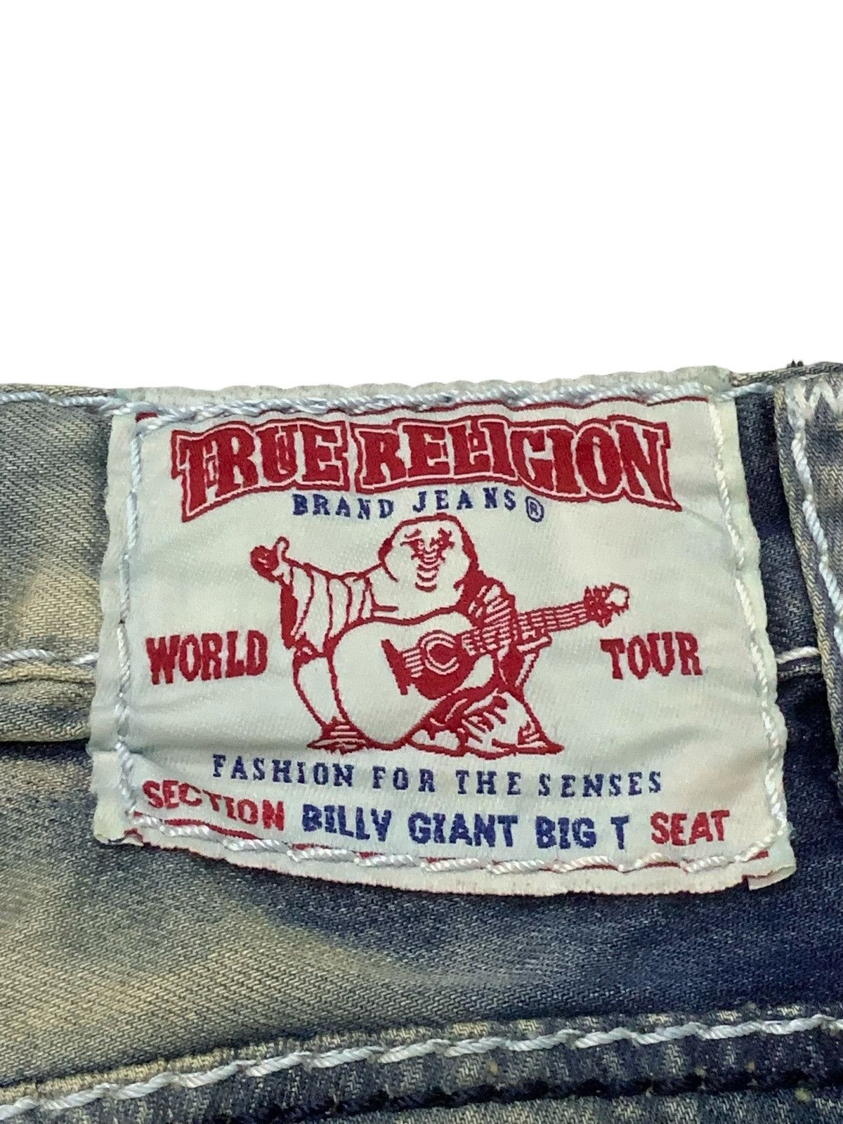 True Religion True Religion Billy Giant Big T Stitch Enzyme Flared Jeans Size US 30 / EU 46 - 15 Thumbnail