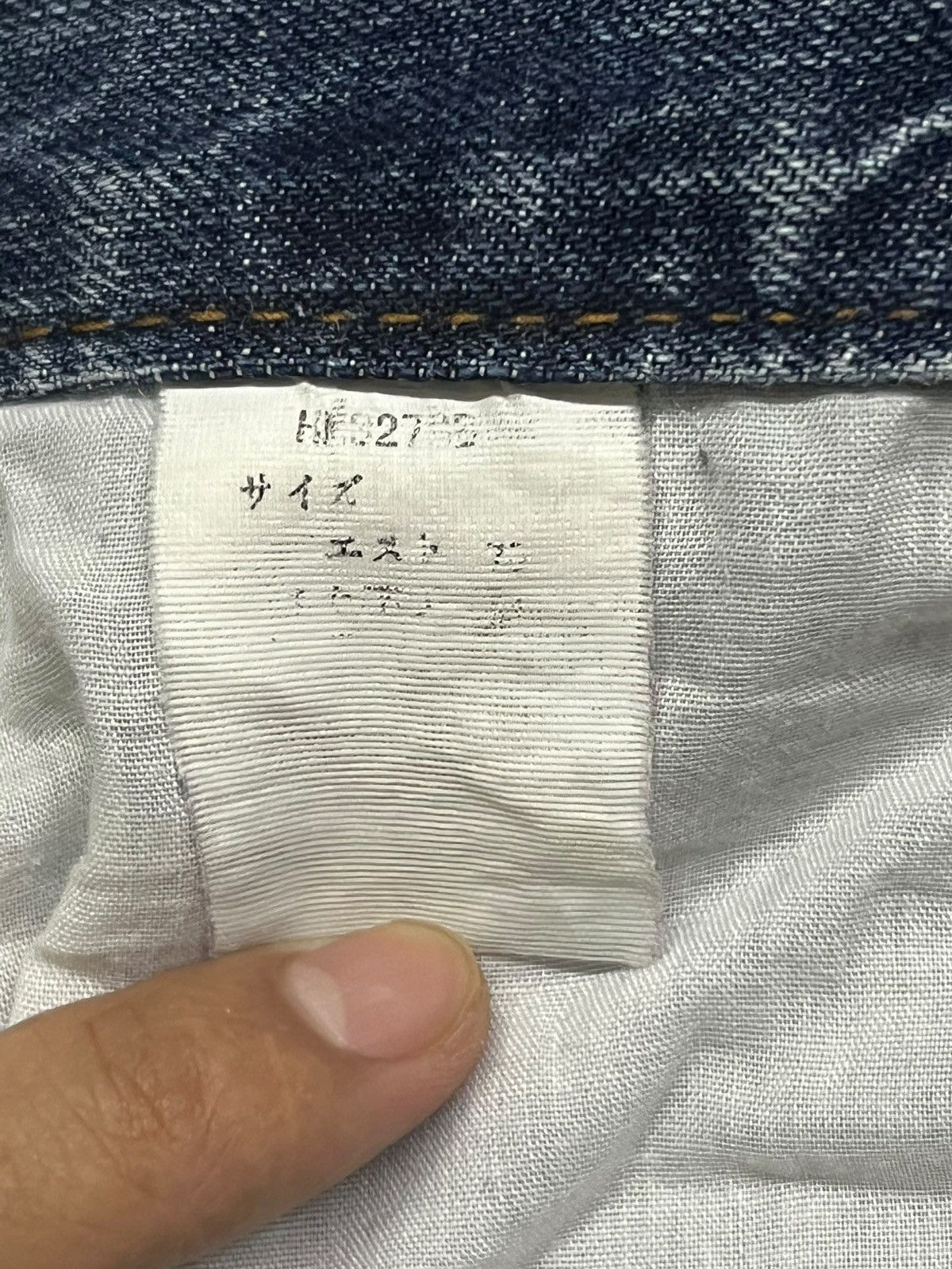 Japanese Brand Bootcut Vintage Oririn Jeans - Faded Thunder Wash,Distressed Size US 32 / EU 48 - 9 Thumbnail