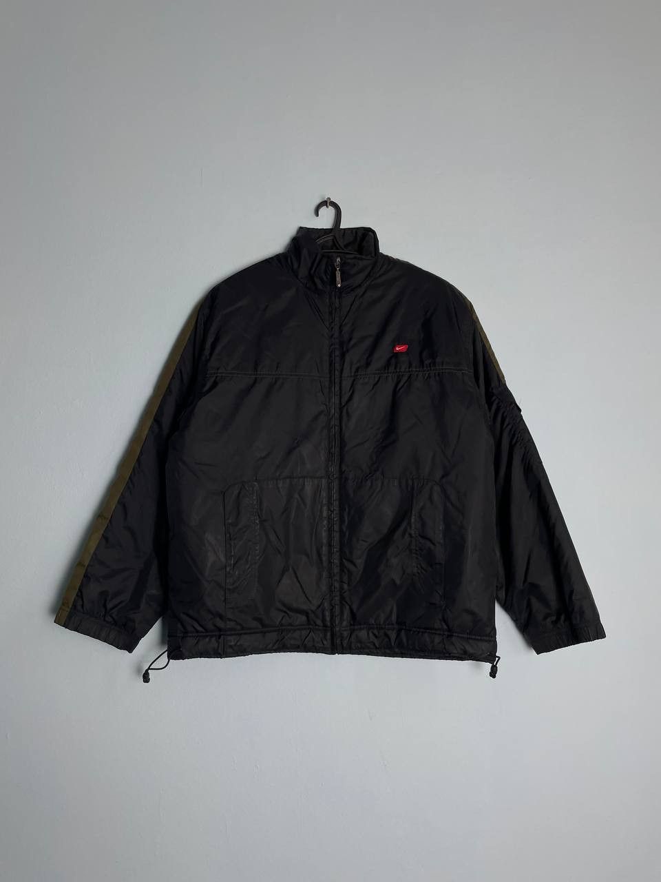 Nike × Vintage Nike Vintage 90s Jacket With Embroidered Spell Out Logo. Size US L / EU 52-54 / 3 - 1 Thumbnail