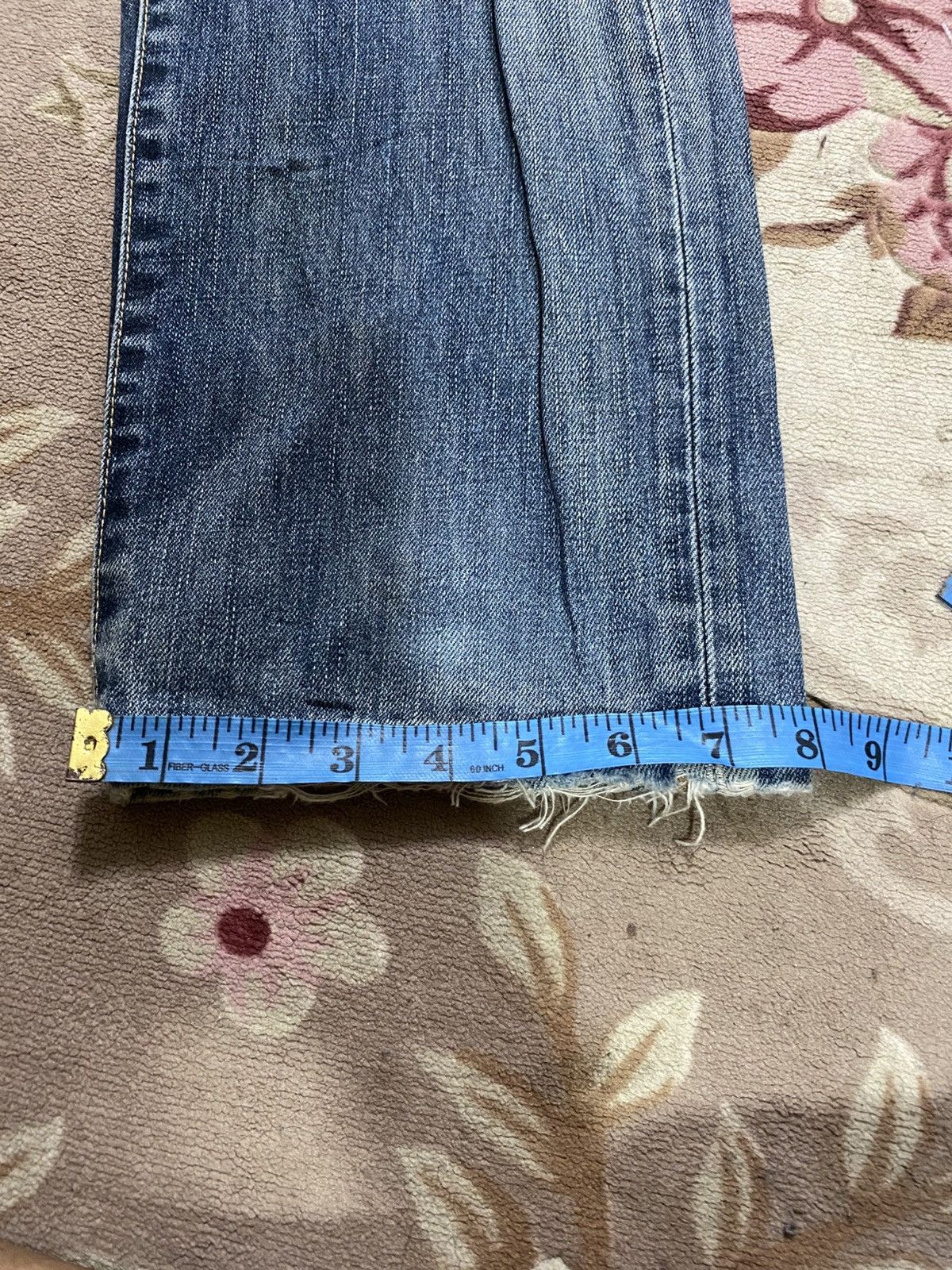 If Six Was Nine × Japanese Brand × Uniqlo Uniqlo distressed denim very rare Size US 35 - 19 Thumbnail