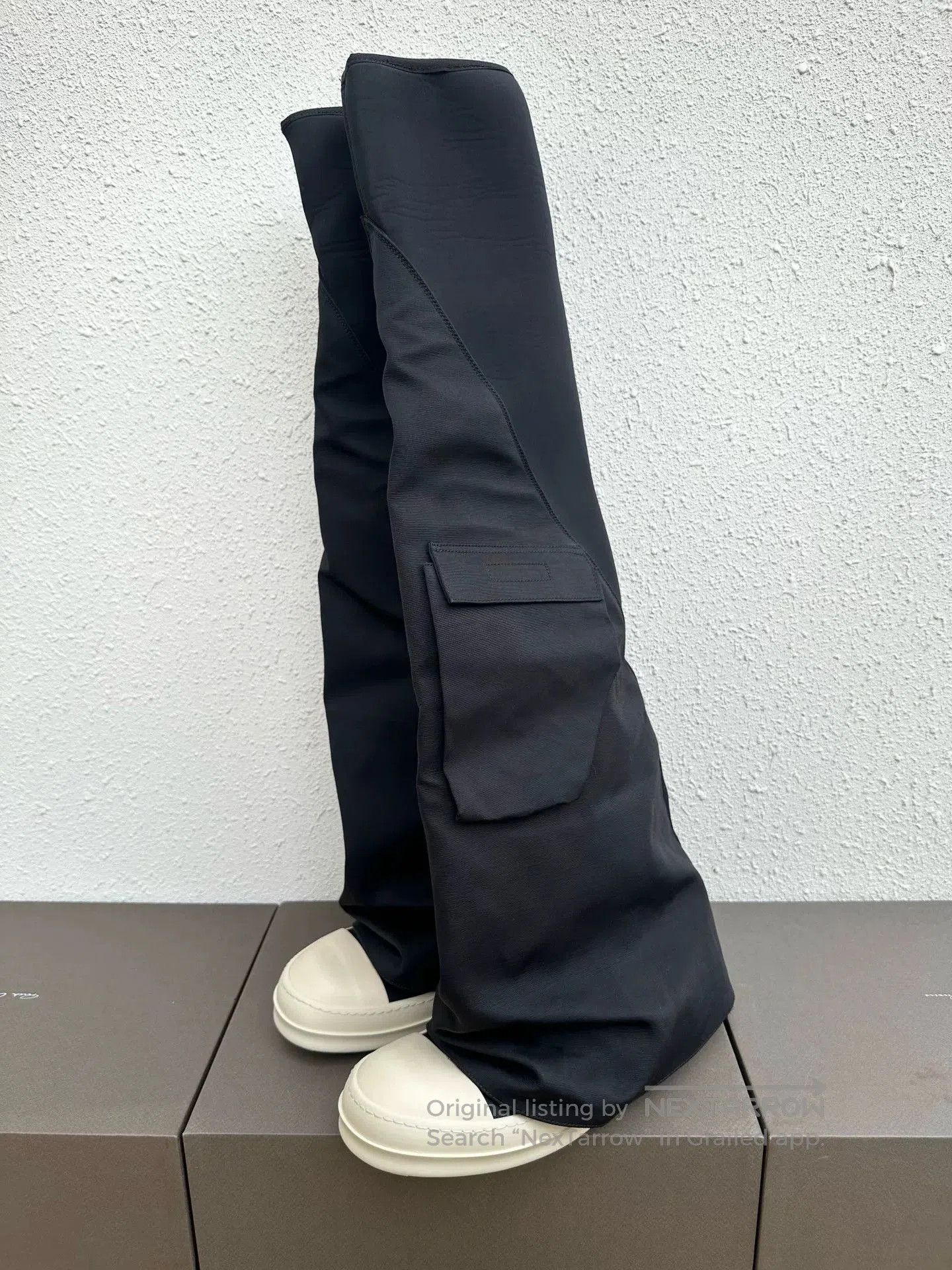 Rick Owens Rick Owens Cargo Over-the-Knee Boots. Size US 8 / EU 41 - 3 Thumbnail