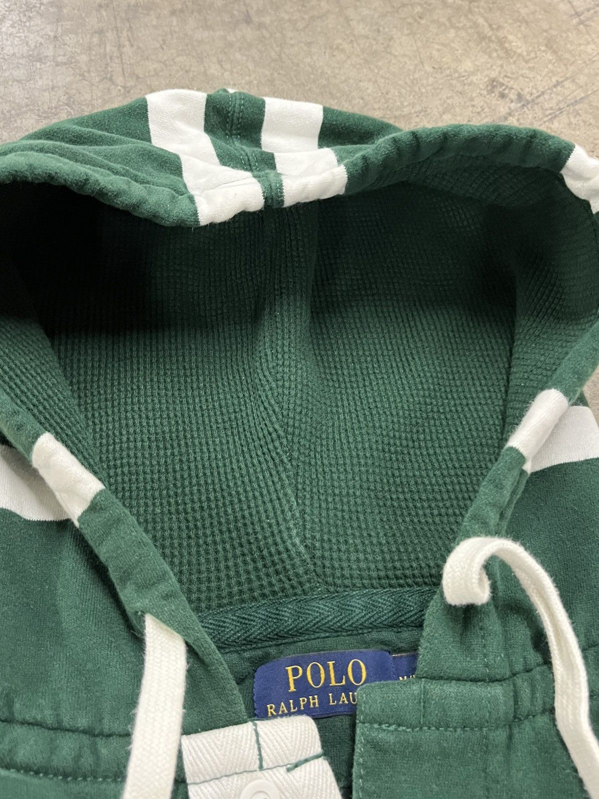Polo Ralph Lauren × Vintage Polo Ralph Lauren vintage striped hoodie preppy hype Size US M / EU 48-50 / 2 - 7 Thumbnail