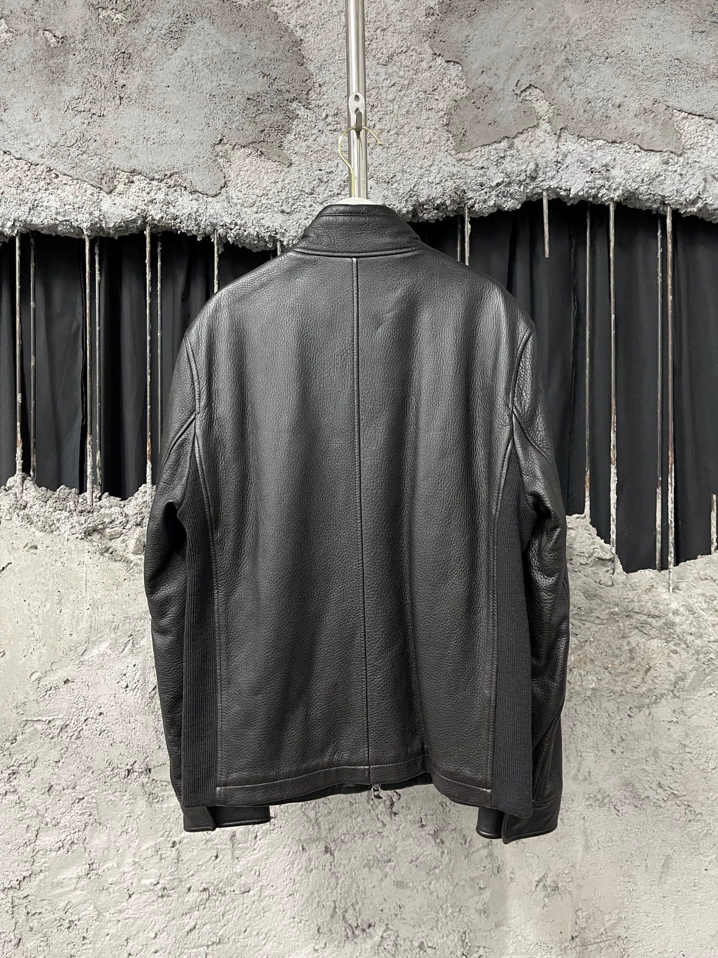 Ermenegildo Zegna Zegna Leather Jacket 50 New Size US M / EU 48-50 / 2 - 2 Thumbnail