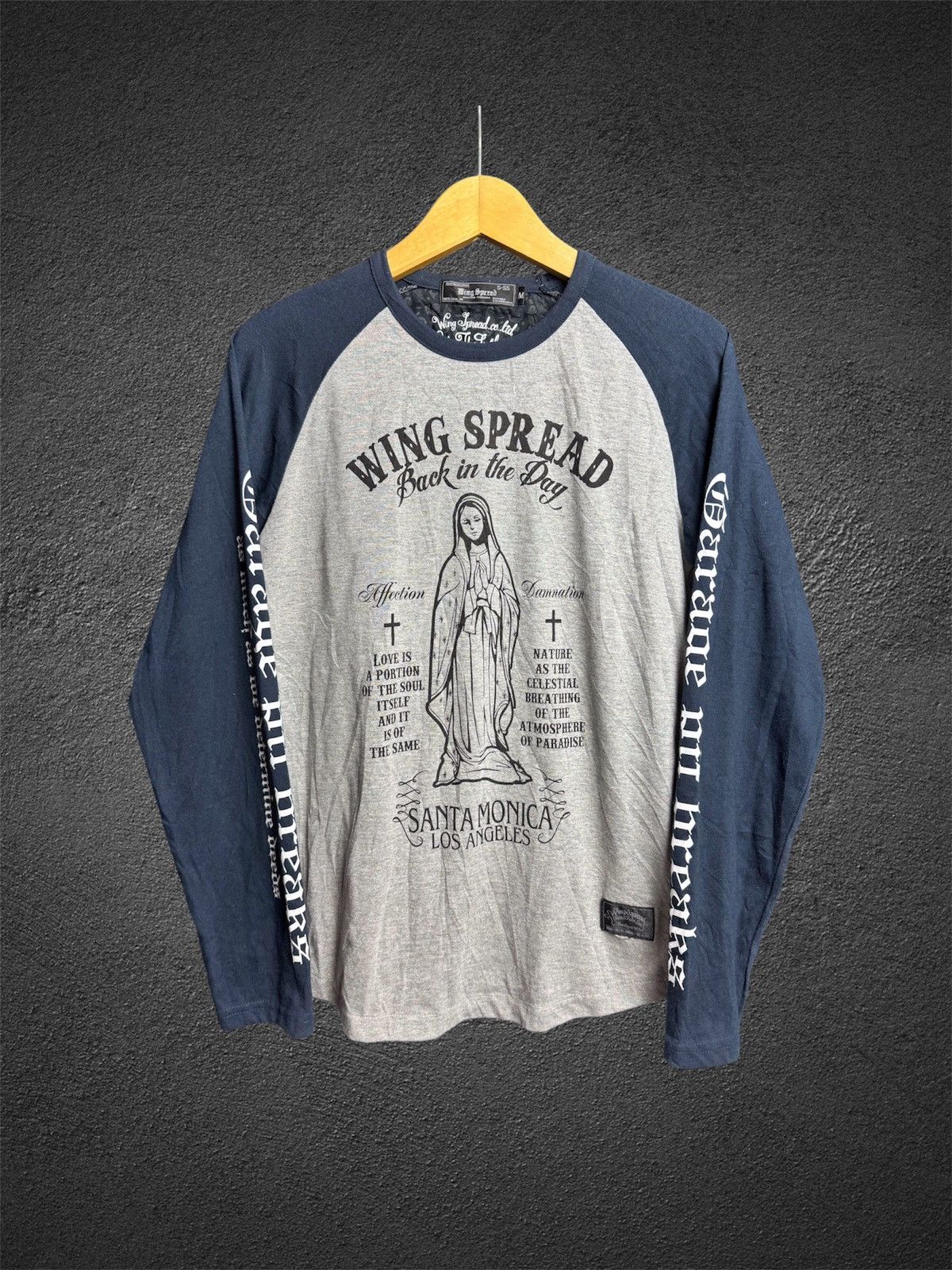 Hysteric Glamour × If Six Was Nine × Japanese Brand Wing Spread Poem Virgin Mary Long Sleeve Size US M / EU 48-50 / 2 - 1 Thumbnail