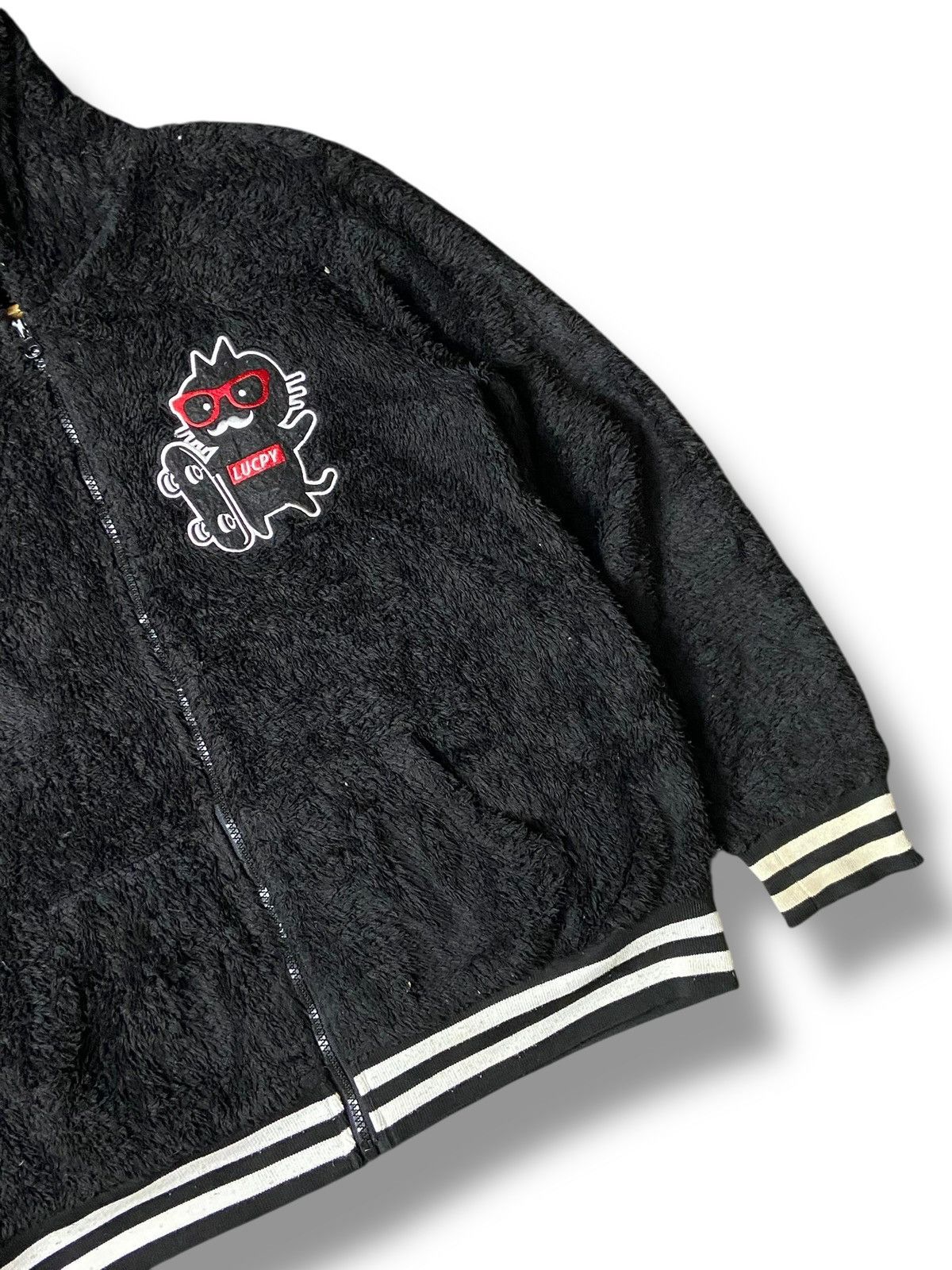 Japanese Brand × Seditionaries × Vintage LUCPY Brand Fleece Zipped Hoodies (124) Size US L / EU 52-54 / 3 - 4 Thumbnail