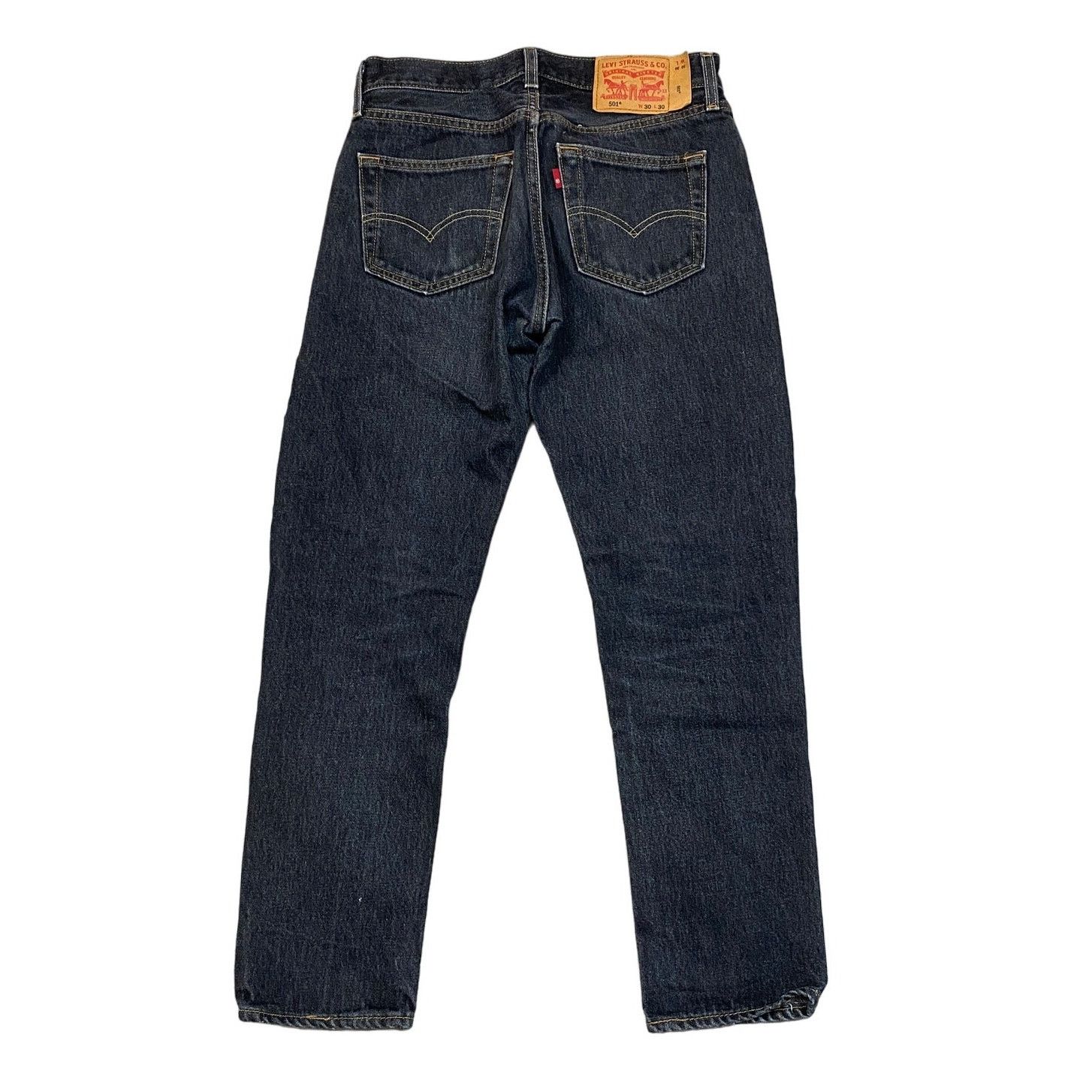 Levi's Levi's 501 Black Button Fly Straight Leg Jeans Men's 30x27 Size US 30 / EU 46 - 1 Thumbnail