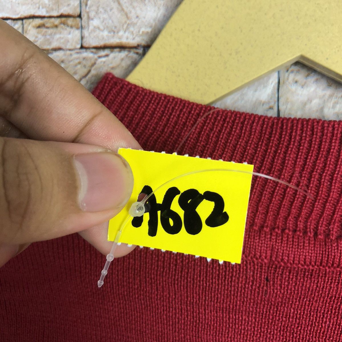 Vintage Japanese Brand Red Knitwear #A682 Size L / US 10 / IT 46 - 13 Thumbnail