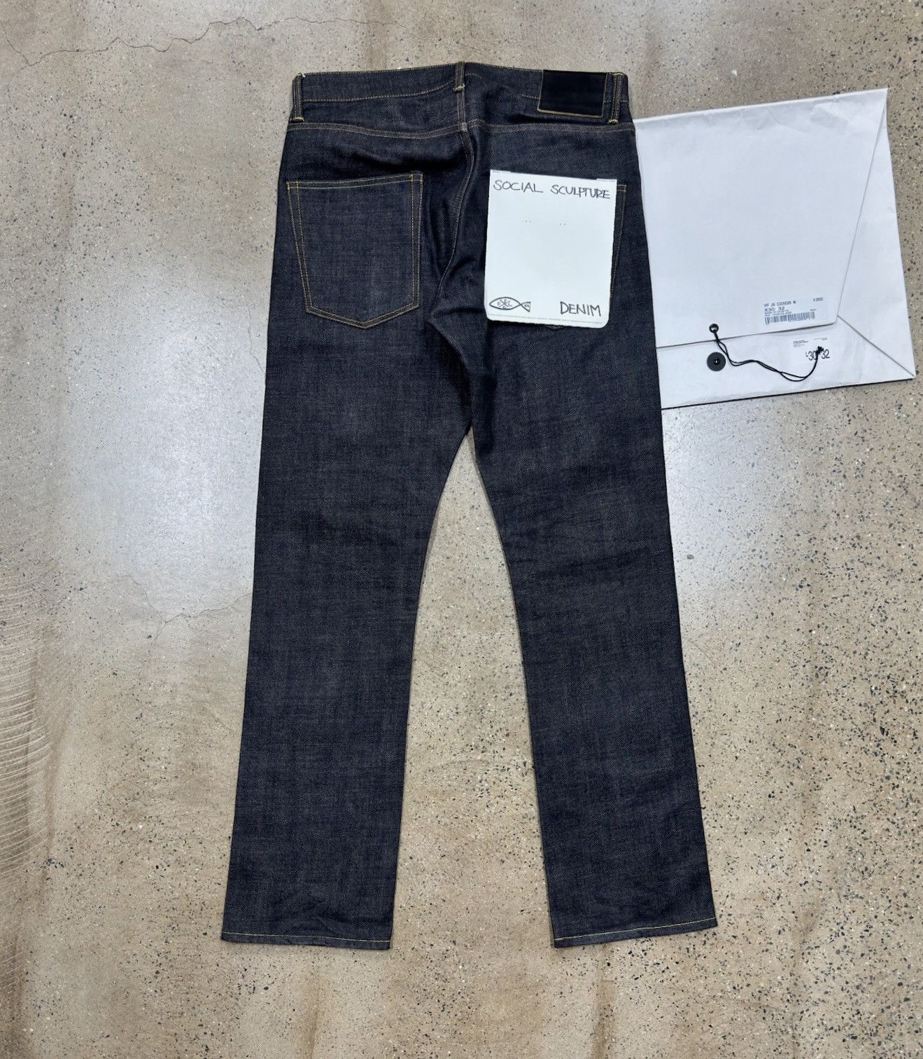Visvim Visvim Social Sculpture 01.2 01 Slim BLK Unwashed W32L30 Size US 32 / EU 48 - 1 Thumbnail