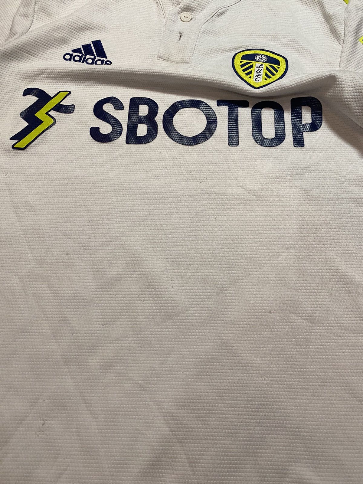 Adidas Adidas Leeds United 2020/21 home football y2k t shirt Size US S / EU 44-46 / 1 - 8 Thumbnail
