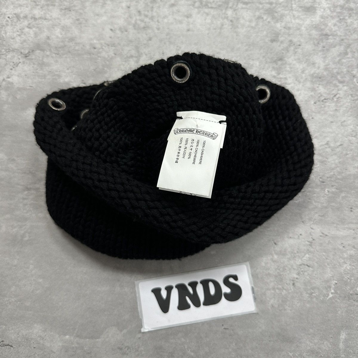 Chrome Hearts Chrome Hearts Flooded Hardware Cashmere Beanie 1 of 1 Black Size ONE SIZE - 6 Thumbnail