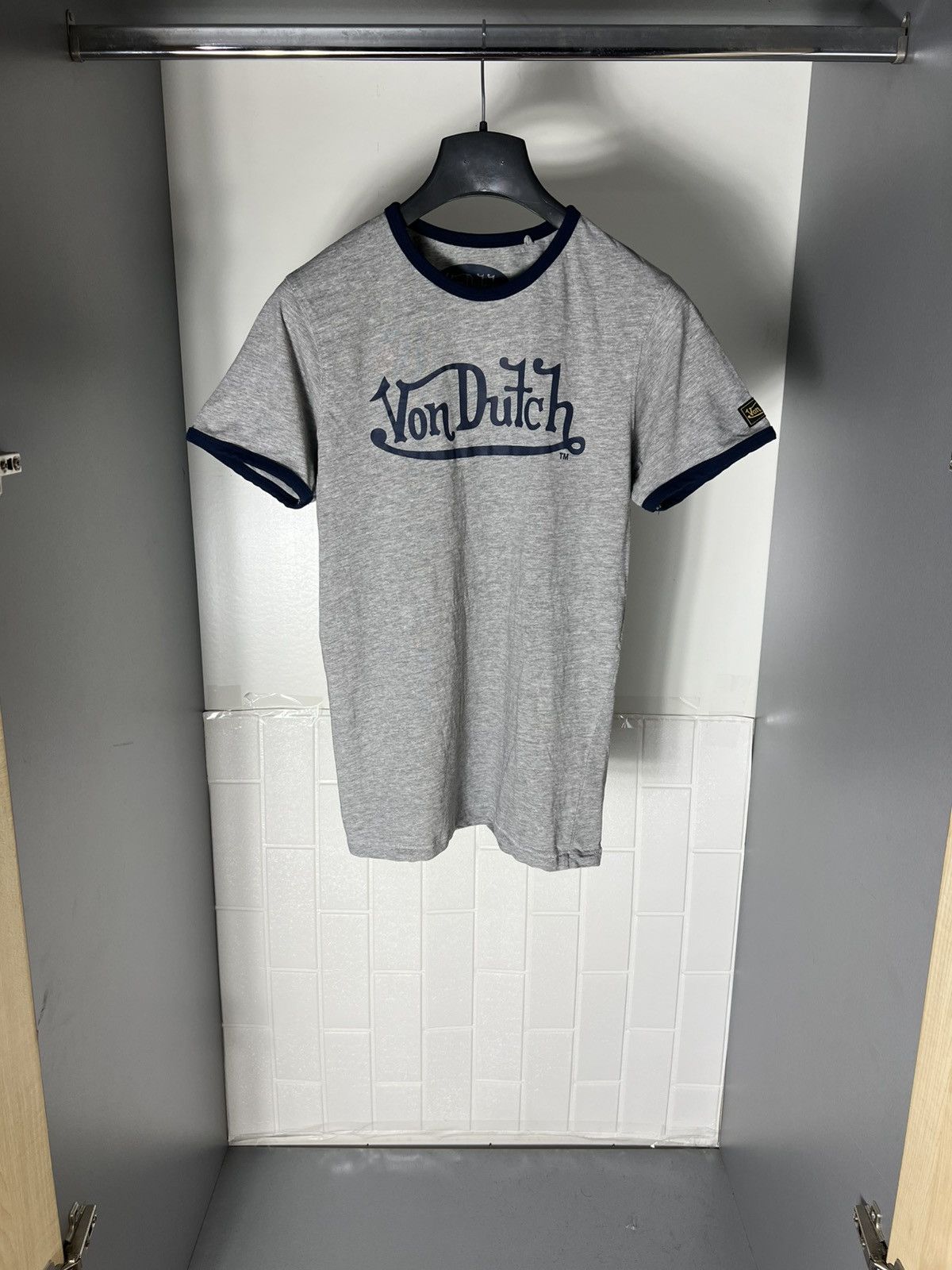 Vintage × Von Dutch VERY RARE VON DUTCH BIG LOGO T-SHIRT JAPAN STYLE Y2K 90s SK8 Size US S / EU 44-46 / 1 - 1 Thumbnail