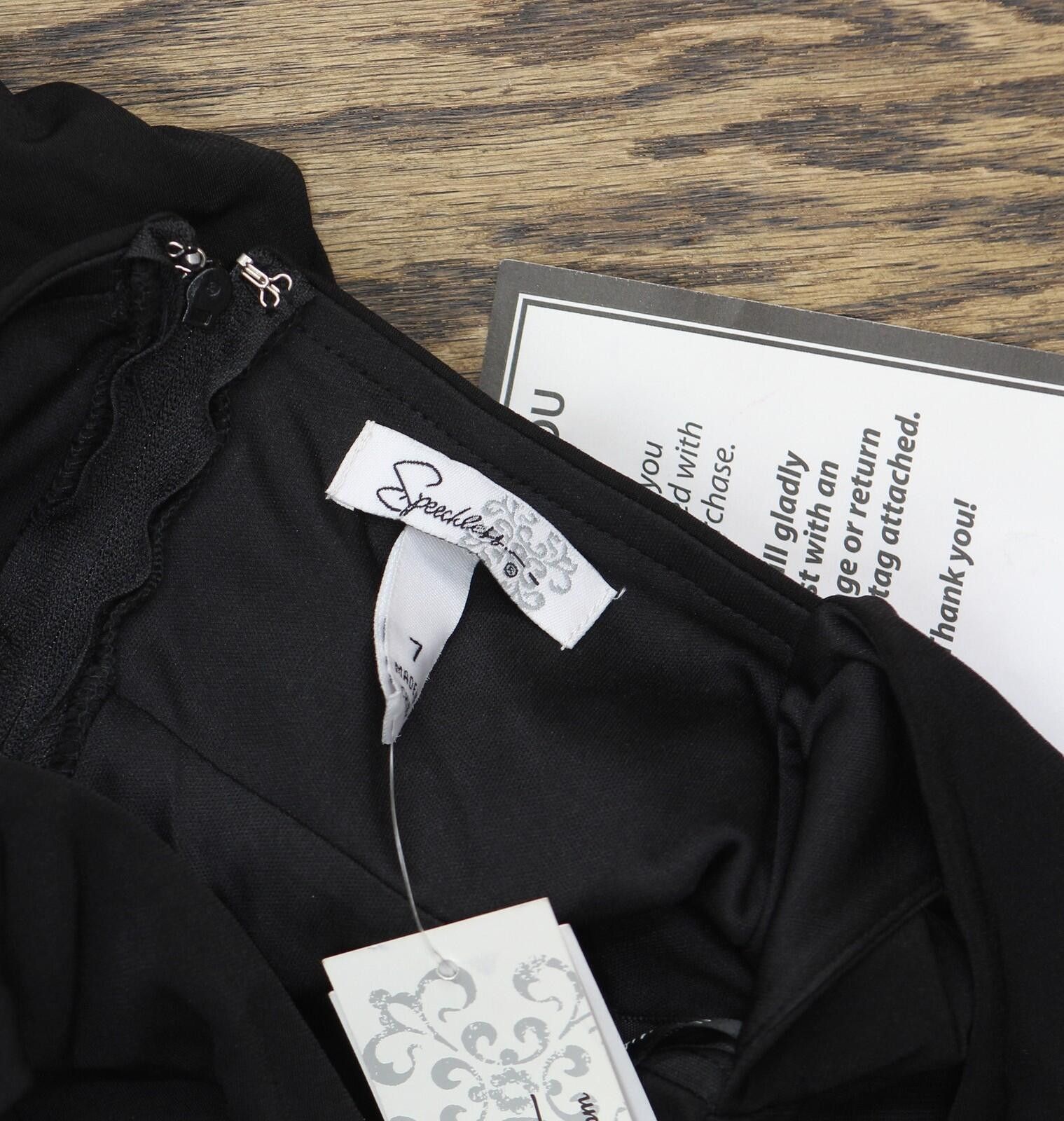 Other Speechless Juniors Embellished Ruched Cutout Gown Black 7 Size M / US 6-8 / IT 42-44 - 5 Thumbnail