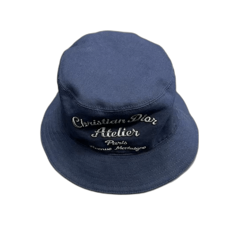Dior Dior Navy Blue Bucket Hat Size L-2506 Size ONE SIZE - 1 Thumbnail
