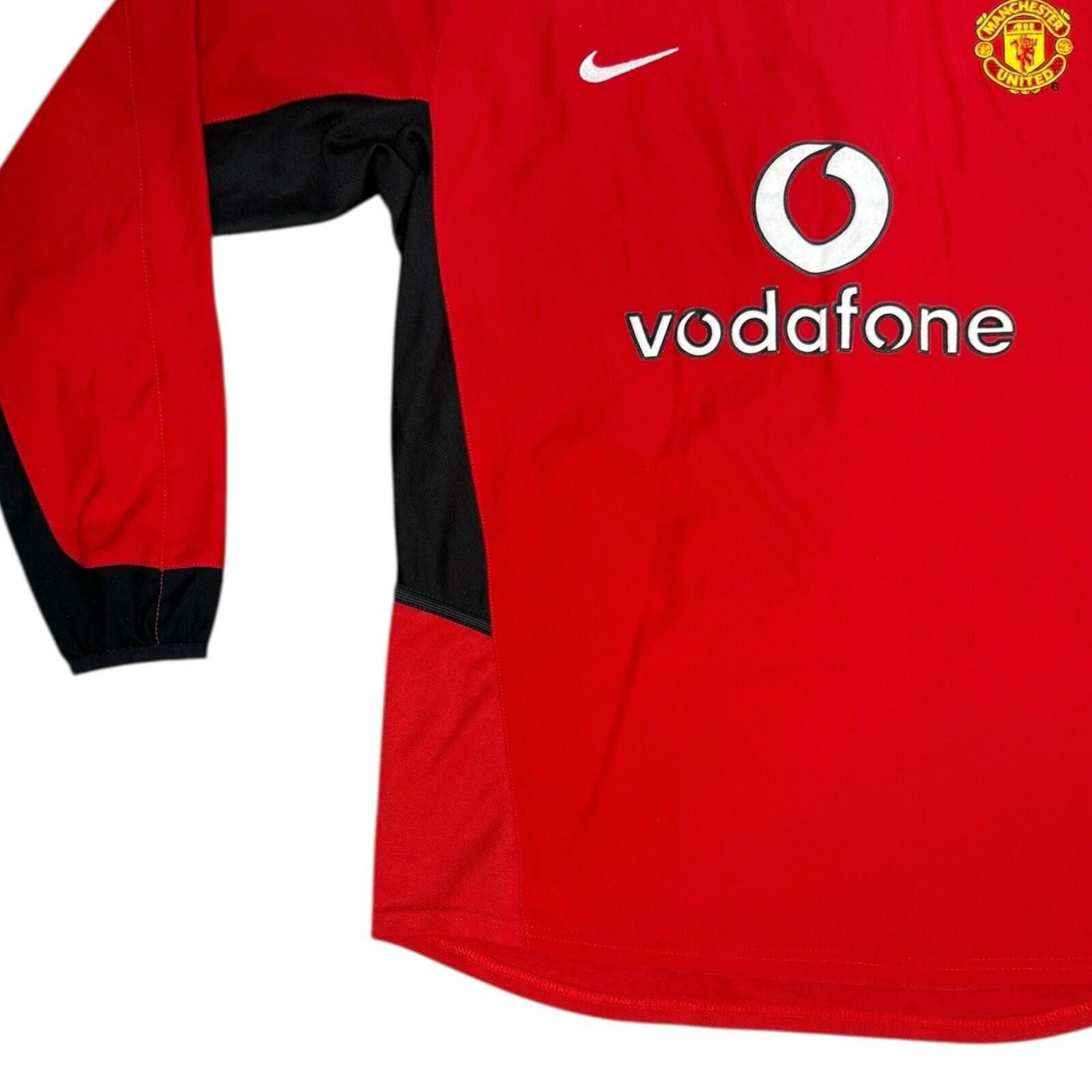 Nike Manchester United Retro Long-Sleeve Jersey Size Youth L Size ONE SIZE - 4 Thumbnail