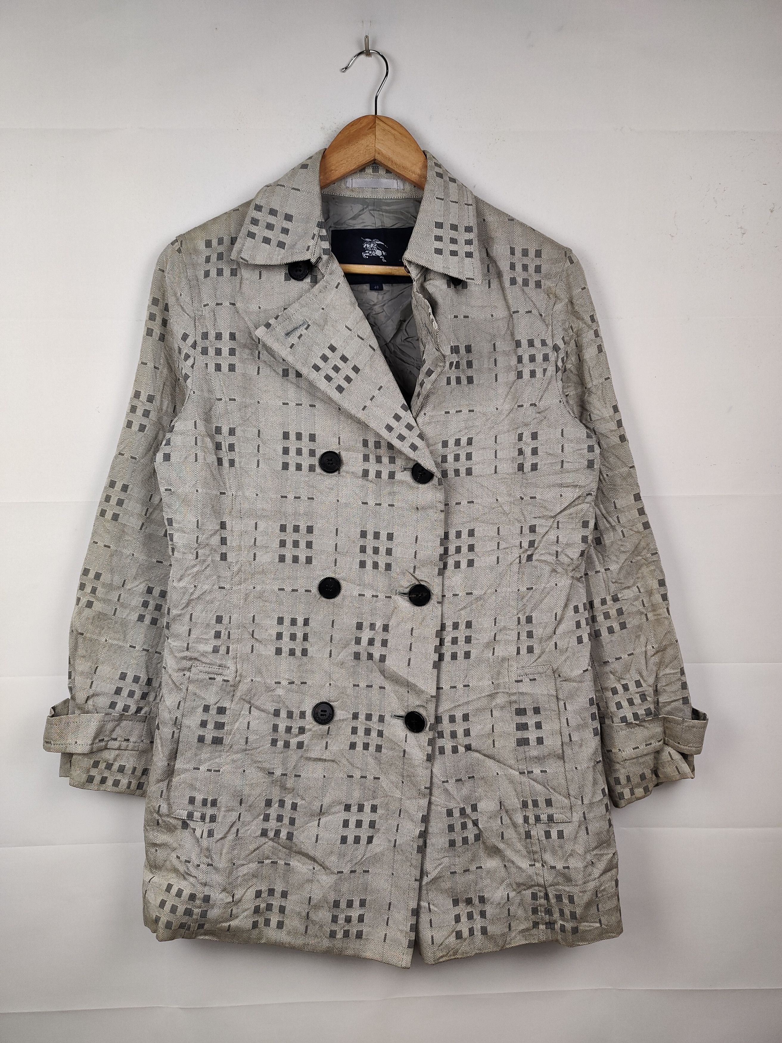 Burberry Burberry Novacheck Trench Coat Jacket Size US S / EU 44-46 / 1 - 1 Thumbnail