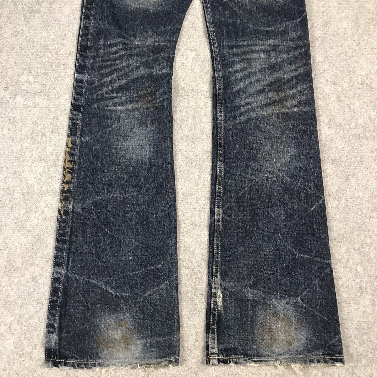 If Six Was Nine × Japanese Brand × Le Grande Bleu (L.G.B.) FLARE SEMANTICDESIGN JAPAN DESIGN ZIPPER BOOTCUT PANTS Size US 28 / EU 44 - 11 Thumbnail