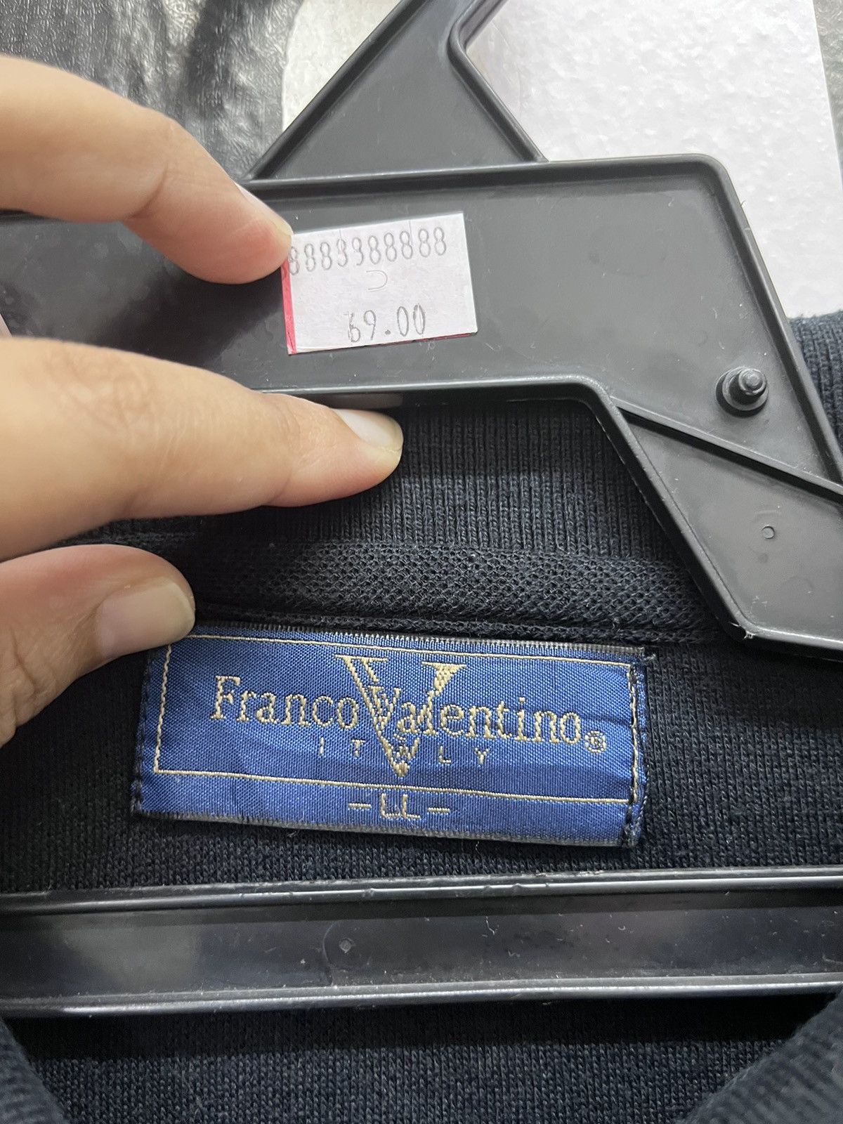 Vintage Vintage Franco Velentino Italy Embroidery longsleeve tee Size US L / EU 52-54 / 3 - 3 Thumbnail