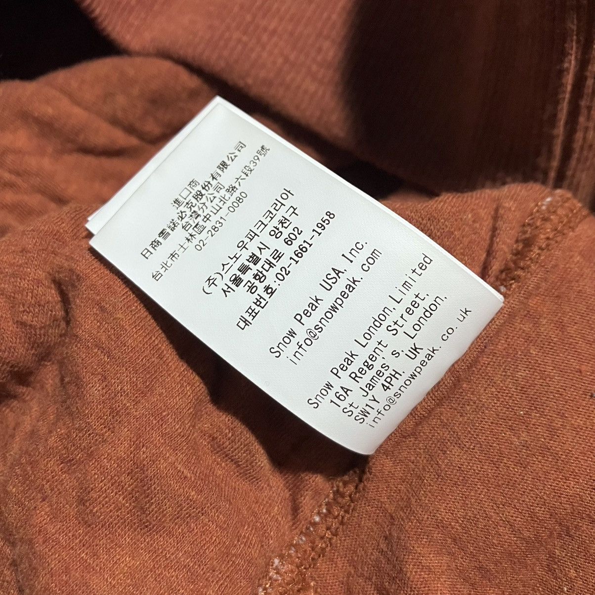 Snow Peak SNOW PEAK Natural Warm Stretch Pullover 1/3 Button Up Orange Size US S / EU 44-46 / 1 - 14 Thumbnail