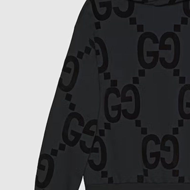 Gucci o1loc1c0925 768499 GG Flocked Print Fleece Sweatshirt Size US S / EU 44-46 / 1 - 5 Thumbnail