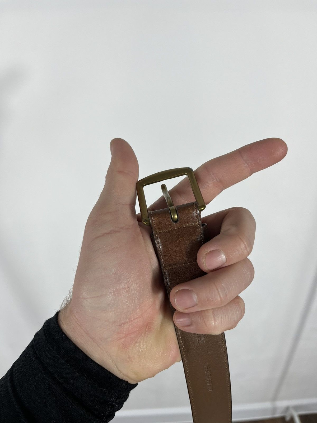 Polo Ralph Lauren Polo Ralph Lauren Brown Leather Belt 120cm Size ONE SIZE - 6 Thumbnail