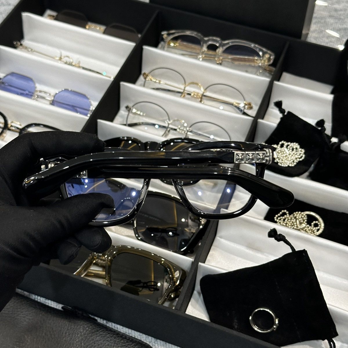 Chrome Hearts CHROME HEARTS SMOKE SHOW EYEGLASSES Size ONE SIZE - 4 Thumbnail