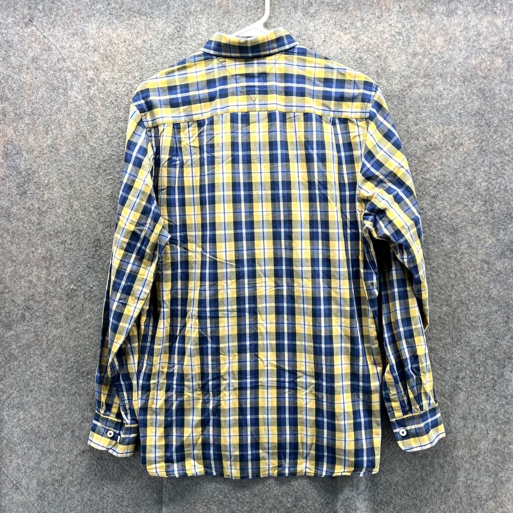 Tommy Hilfiger Tommy Hilfiger Shirt Men Small Adult Yellow Plaid Classic Fit Button-Down Long Sleeve Size US S / EU 44-46 / 1 - 2 Thumbnail