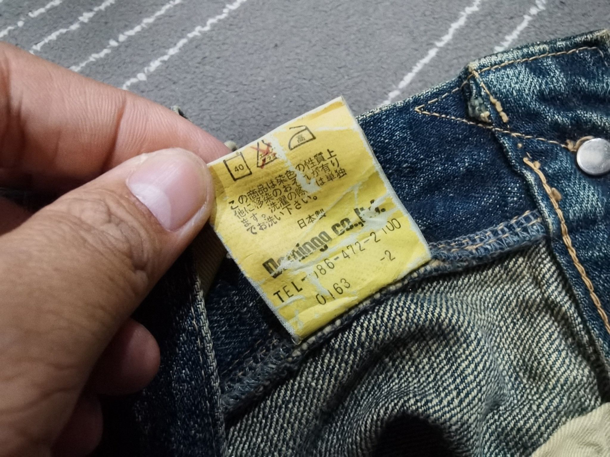 Japanese Brand Vintage SPELLBOUND KK DOMINGO selvedge W30 7048 Size US 30 / EU 46 - 9 Thumbnail