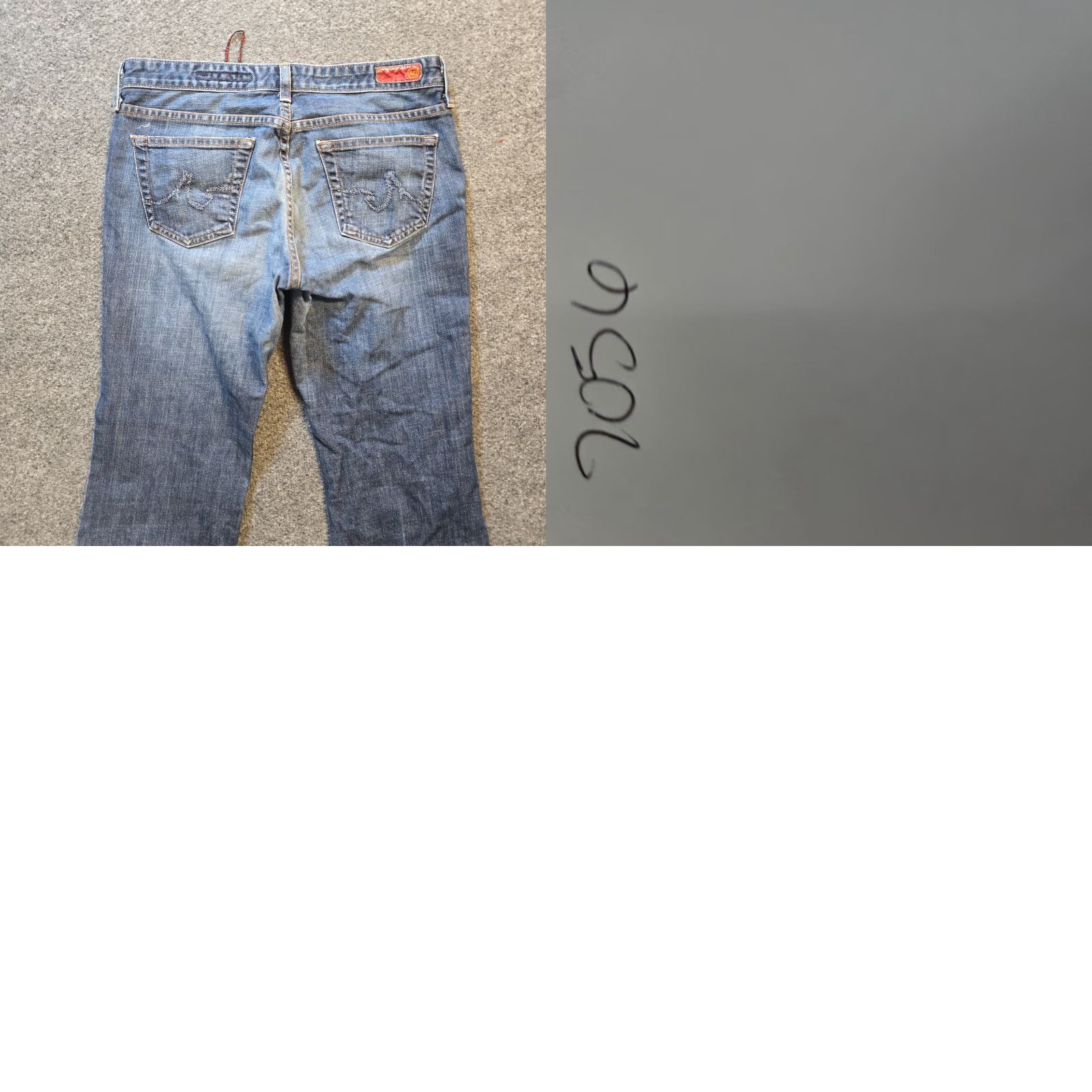 Vintage AG Adriano Goldschmied Jeans Womens 29 Blue High Rise Slim Flare Denim 5-Pocket Casual Womens Size 29" - 9 Thumbnail