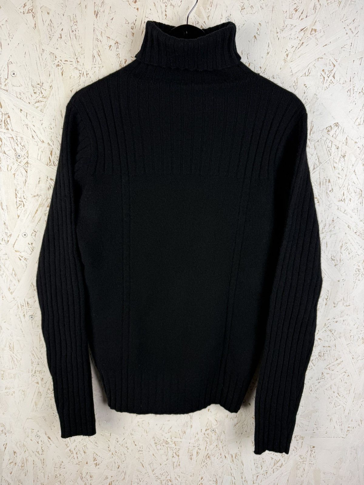 Jean Paul Gaultier 90s Jean Paul Gaultier Homme Objet Wool Turtleneck Sweater Size US M / EU 48-50 / 2 - 1 Thumbnail
