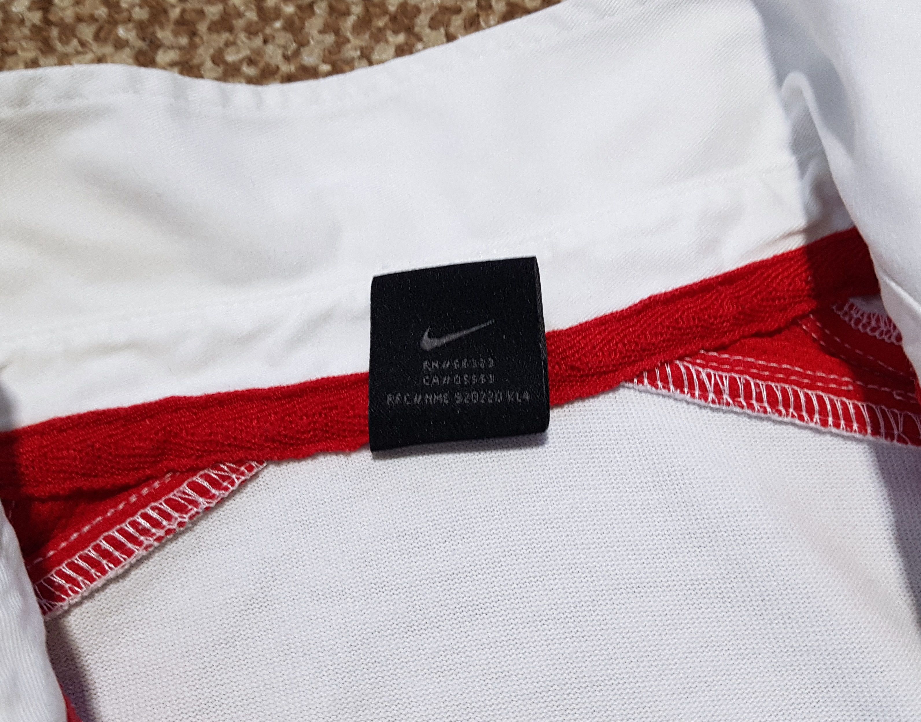 Nike Nike England Rugby Shirt World Cup 2003 Jersey Long Sleeve Size US XL / EU 56 / 4 - 14 Thumbnail