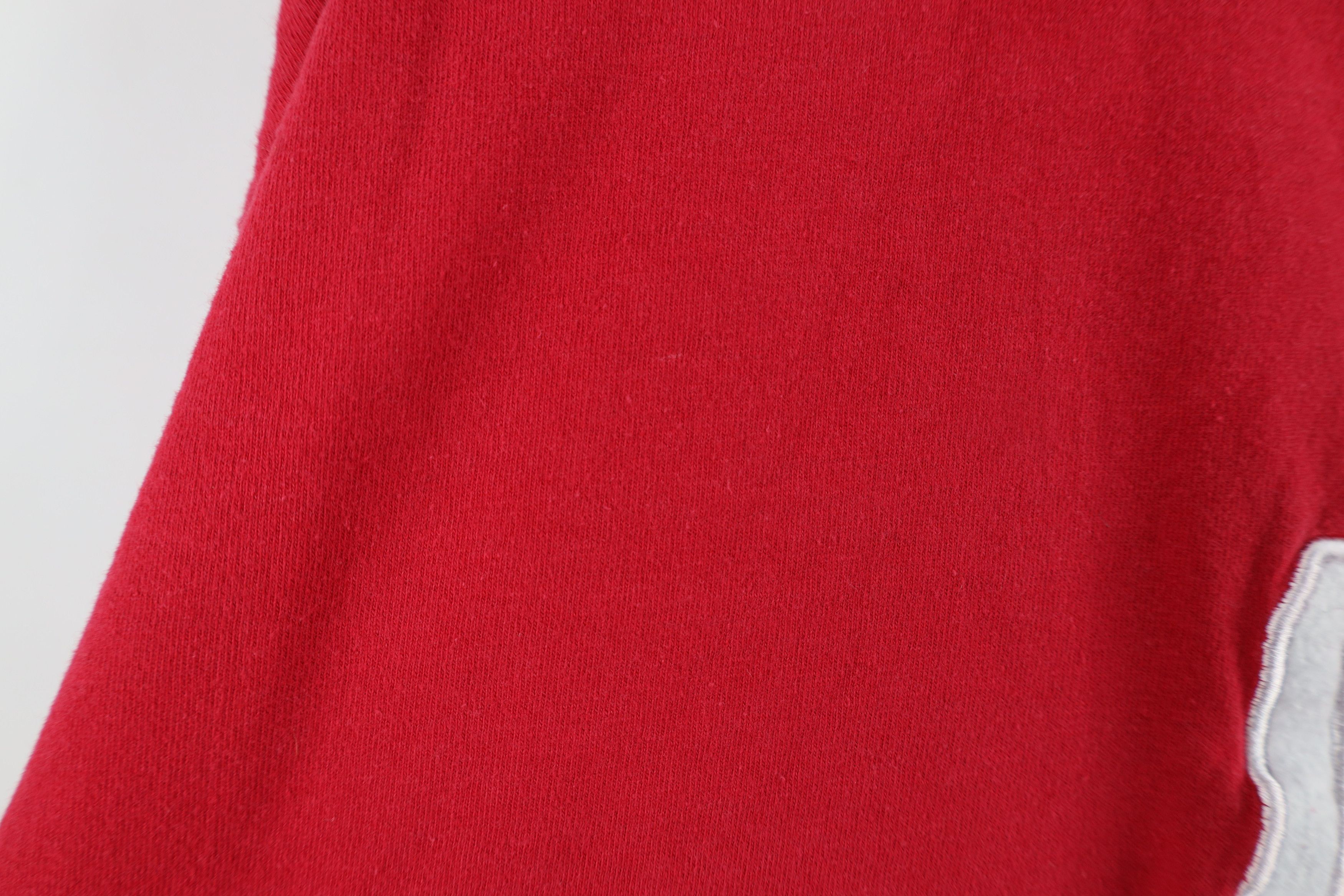 Vintage Vintage 90s Spell Ohio State University Football T-Shirt Red Size US XL / EU 56 / 4 - 6 Thumbnail