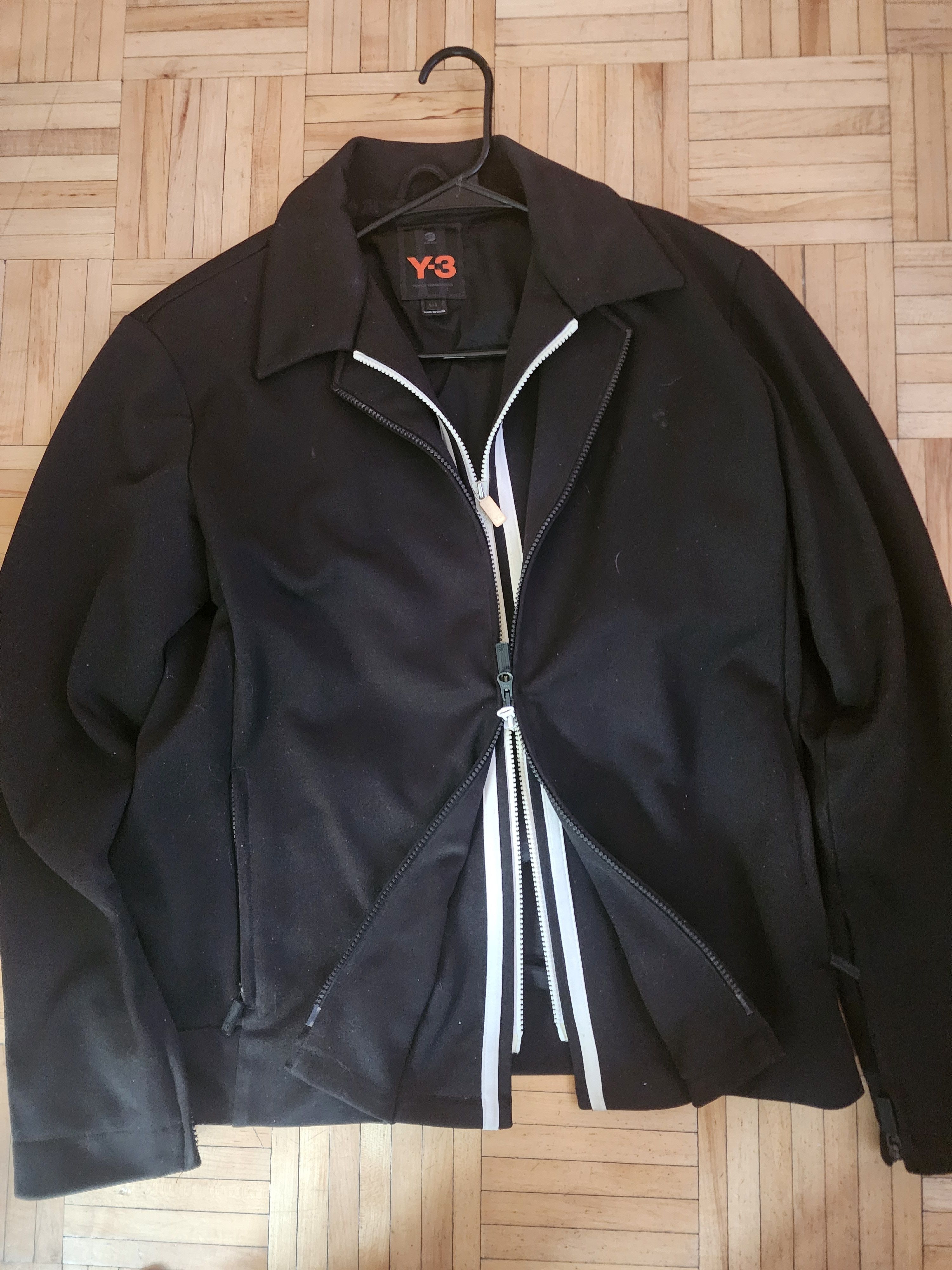 Yohji Yamamoto Y-3 DOUBLE ZIP FRONT HIDDEN STRIPES Size US M / EU 48-50 / 2 - 1 Thumbnail